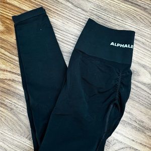 Black size medium alphalete leggings